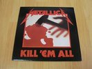 METALLICA - kill 'em all , 1990 korea vinyl lp , NM- / NM+
