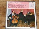 box Philips Hi-Fi stereo BEETHOVEN Cello Sonatas ROSTROPOVICH . RICHTER .2 lp nm