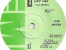 IRON MAIDEN RARE IRISH SANCTUARY GREEN LABEL + GREEN EMI SLEEVE MINT