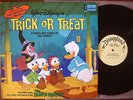 TRICK OR TREAT Disney Halloween HAUNTED MANSION 1974 LP With Orig. Bonus Masks