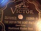 HOT 1920s JAZZ 78 RPM Victor 23368 Washbd Rhythm Kings Boy in the Boat RARE E