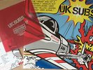 YELLOW LEADER (Gatefold Red Vinyl Collectors Package) UK SUBS + Promo CD Album