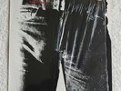 THE ROLLING STONES: STICKY FINGERS (1976) LP ALBUM BRAZILIAN REISSUE ZIP COVER