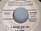 P.F. SLOAN melody for you / i found a girl - rare sunshine pop DUNHILL DJ 45