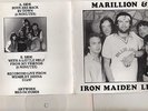 IRON MAIDEN MARILLION LIVE VERY RARE 7 