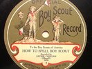 78rpm Jackie Coogan Official Boy Scout Record 1925