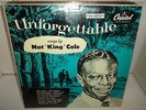 SONGS BY NAT KING COLE UNFORGETTABLE LP 1955 T-357 GREEN LABEL NM LP GIFTY