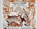  FRENCH GUY & MONIQUE FALLOT PLAYS FAURE SONATAS DUCRETET THOMSON 10