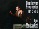 ***   BEETHOVEN * SYMPHONIEN Nr. 5 & 8  #  MARKEVITCH - PHILIPS 835 034 AY  ***