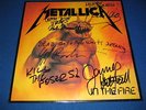 METALLICA - ORIGINAL SIGNED - 12 Inch Single - incl. Cliff Burton - VERY RARE