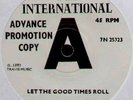 RIGHTEOUS BROTHERS   LET THE GOOD TIMES ROLL / B-FLAT BLUES   1965 UK 