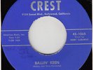 50s Rock N Roll Rockabilly BOBBY & TERRY CARAWAY ballin' keen U.S. 7