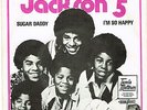 JACKSON 5 (Michael Jackson) - 7'' Sugar Daddy, Rare Swedish -71, PS