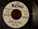 TRINI LOPEZ WONT YOU BE MY QUEEN WLP WHITE LABEL PROMO ROCKABILLY KING RECORDS