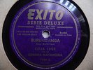 CELIA CRUZ w/Sonora Matancera - BURUNDANGA Bembe/Omelenko  EXITO 78 rpm