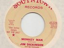 MEMPHIS BLUES GARAGE ROCKER -- JIM DICKINSON  -- MONKEY MAN / SHAKE 'EM ON DOWN