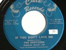 The Brothers ( Herman House ) 45 Rare Modesto Rockabilly / Doo Wop