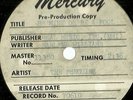 Mercury Pre-Production, The Penguins, Be Mine or Be a Fool, 78 rpm DooWop Rock