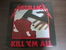 METALLICA - Kill 'Em All  Different Back Cover Vinyl LP