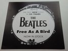 THE BEATLES  ORIGINAL  1995 FREE AS A BIRD  SHOP DISPLAY  FLAT