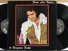 ELVIS PRESLEY   FROM LAS VEGAS TO NIAGARA FALLS   RARE DOUBLE LP LIVE 73 -74 EX
