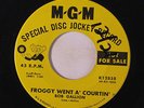 BOB GALLION: Froggy Went A' Courtin' / Hey Joe 45 (dj, wol) Rockabilly