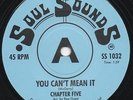 Chapter Five -You Can't Mean It/Micky Moonshine -Name It You Got It- Dance Hits-