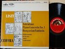 CZIFFRA / VANDERNOOT - LISZT PIANO NO.1 HMV ASD 629 S/C M-