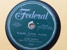 JAMES BROWN Please, Please, Please FEDERAL 78 Plays Well Grades V to V-