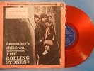 ROLLING STONES DECEMBER'S CHILDREN VINYL LP 1965 RE '67 ORANGE TAIWAN VG/G+