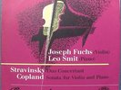 Brunswick [ED1,Gold] Joseph Fuchs, Leo Smit. Stravinsky Duo Concertant / Copland