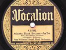 Vocalion 15492: Fess Williams Royal Flush Or.-Atlanta Black Bottom/High Fever V+
