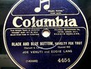 Joe Venuti & Eddie Lang: Black And Blue Bottom / Stringing The Blues (80 rpm)