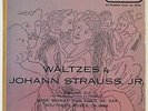 ANDY WARHOL cover art WALTZES BY JOHANN STRAUSS 7” EP CAMDEN CAE 158