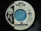 RARE NORTHERN SOUL 45 THE DETERMINATIONS - THAT'S WHAT I LIKE - PROMO  ORIGINAL