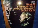 SET 360-1 WBg ED2 1ST *MAHLER SYMPHONY NO.9* LONDON SYMPHONY /SOLTI* 2 LP* NM