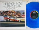 BEACH BOYS JAN & DEAN ON HOT ROD VS CAPITOL ECS-81652 JAPAN CLEAR BLUE   LP