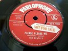 The Beatles, PLEASE PLEASE ME 1963 UK 1ST 1G/1G RED LABEL FACTORY SAMPLE 45.
