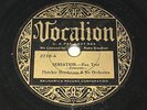 Sensation / Fidgety feet   Fletcher Henderson & His Orch   VOCALION   1927  Nice