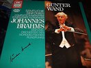 GÜNTER WAND : BRAHMS SÄMTLICHE SINFONIEN AUTOGRAPHED () 2LP BOX 1983 EMI DMM