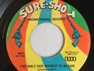 BOBBY WILLIAMS   I've Only Got Myself To Blame   Sure-Shot 45 northern soul