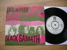 BLACK SABBATH rare&unique Dutch P/S 45 EVIL WOMAN (Vertigo,Osbourne)