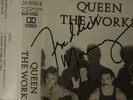 FREDDIE MERCURY - QUEEN - AUTOGRAPH SIGNED THE WORKS CASSETTE