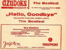 The Beatles  Yugoslavian 45 Hello Goodbye Jugoton  Dzuboks magazine Flexi