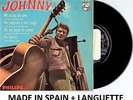 JOHNNY HALLYDAY MON ANNEAU D'OR 45 T VINYL ESPAGNOL ESPAGNE SPAIN LANGUETTE