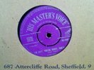 ELVIS PTESLEY.HMV PURPLE WITH SILVER.POP 428.1958.MATRIX 1N.