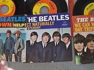 45rpm  Beatles Help  Act Naturally We Can Work It Out records + Picture sleeves