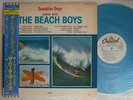 PROMO WHITE LABEL BLUE VINYL / THE BEACH BOYS SUNSHINE DAYS / WITH OBI