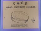 CSNY OHIO WOODEN NICKEL Trade Mark of Quality TMQ Colored vinyl Insert Cover VG