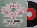 45T BEATLES  ODEON - EMI  Hey Jude  FO 127 Type 1 ( Languette )